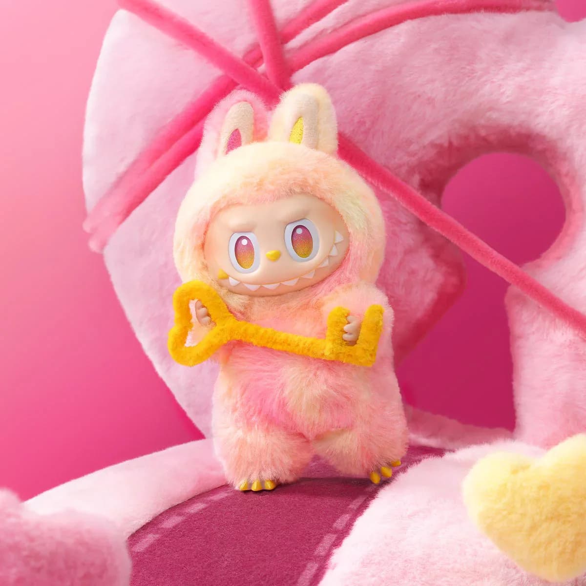 Labubu Doll Big Into Energy Plush Blind Box Vinyl Figures ( Pack Of 1 )
